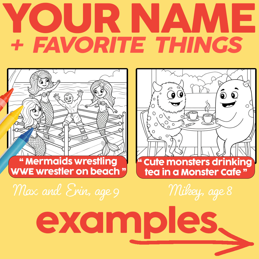 Personalized Coloring Book