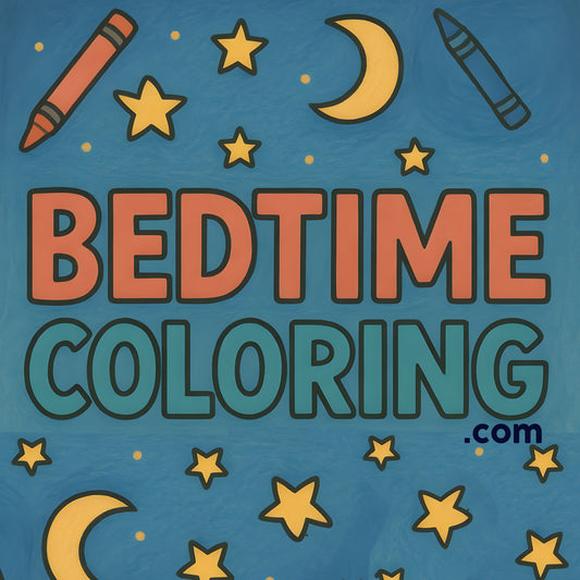 Bedtime Coloring Book (Custom)